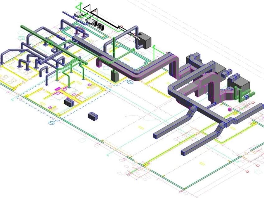 HVAC, Electrical, Plumbing and Firefighting Layouts