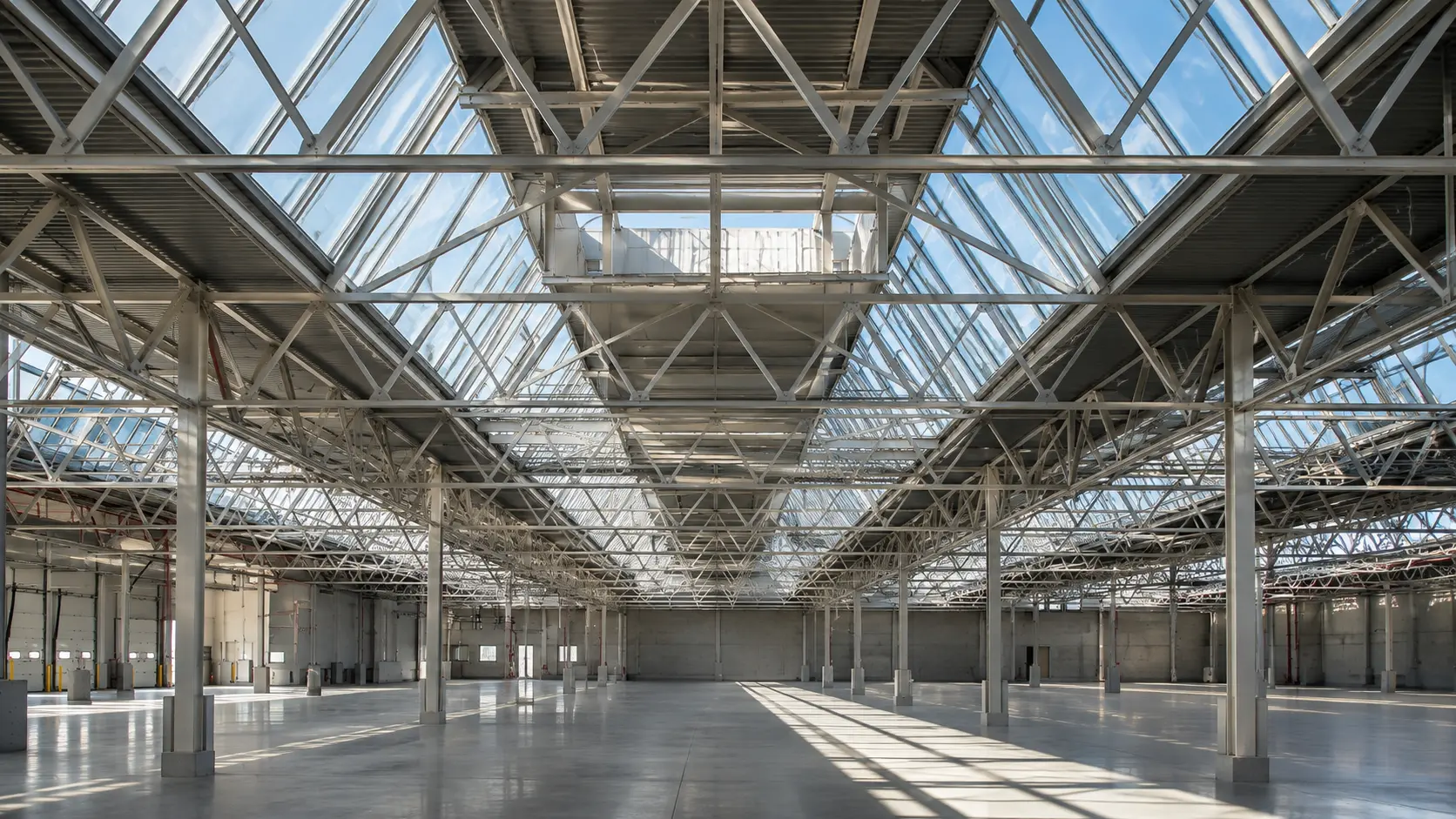 Industrial facility existing steel structure BIM model, USA