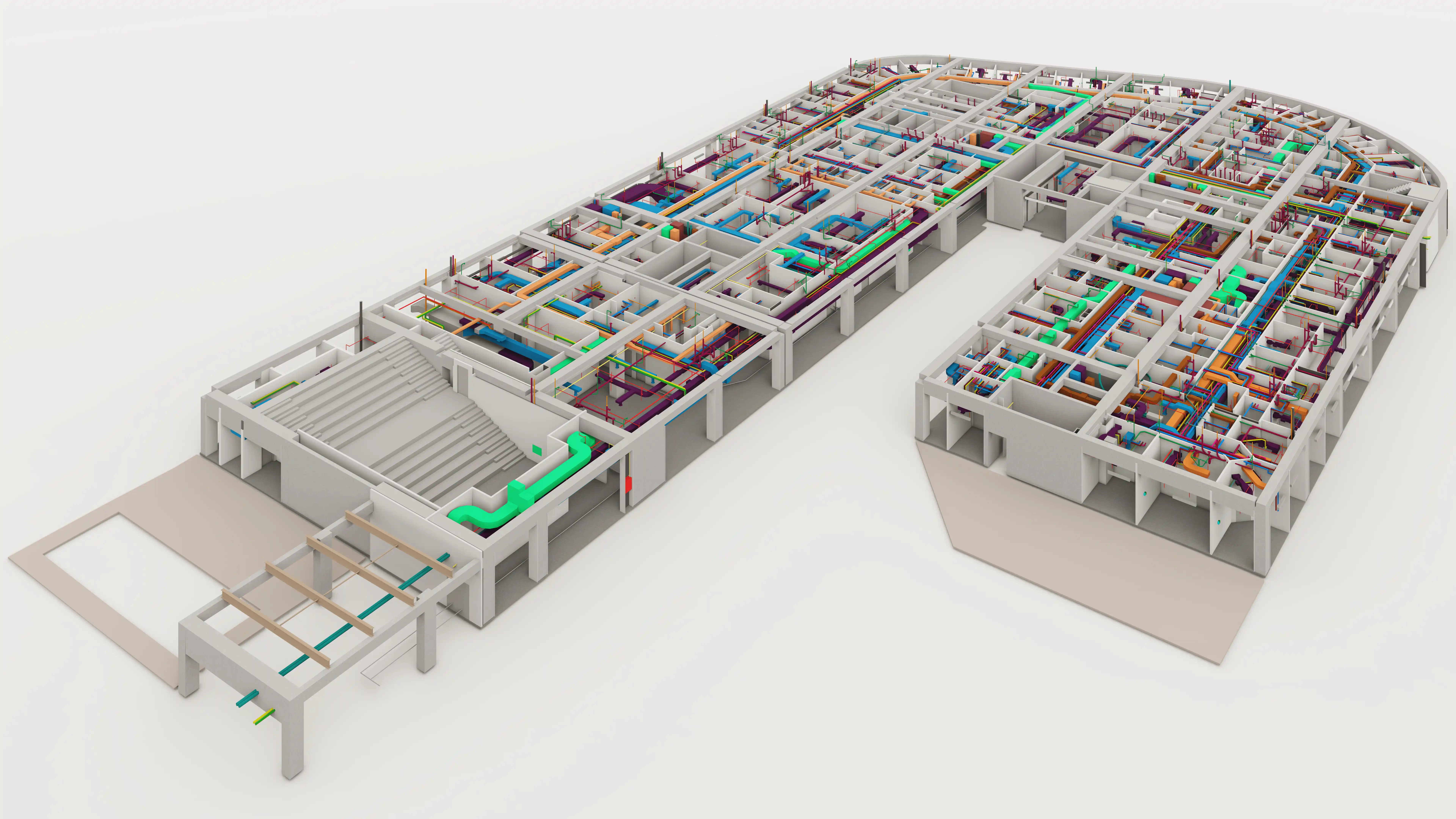 Kuwait New Maternity Hospital detailed shop drawings and as-built documentation, Kuwait