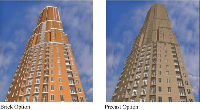 Brick Option and Precast Option